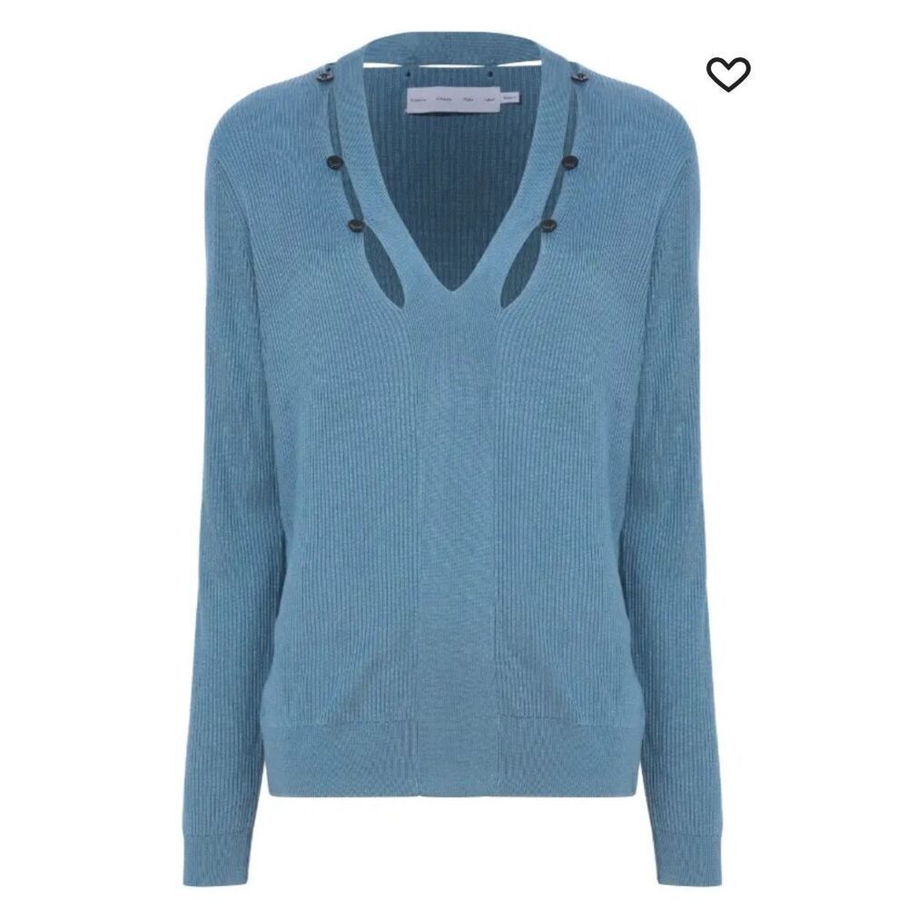 PROENZA SCHOULER WHITE LABEL Share Juniper Elsie Knit Sweater NWT Size Small